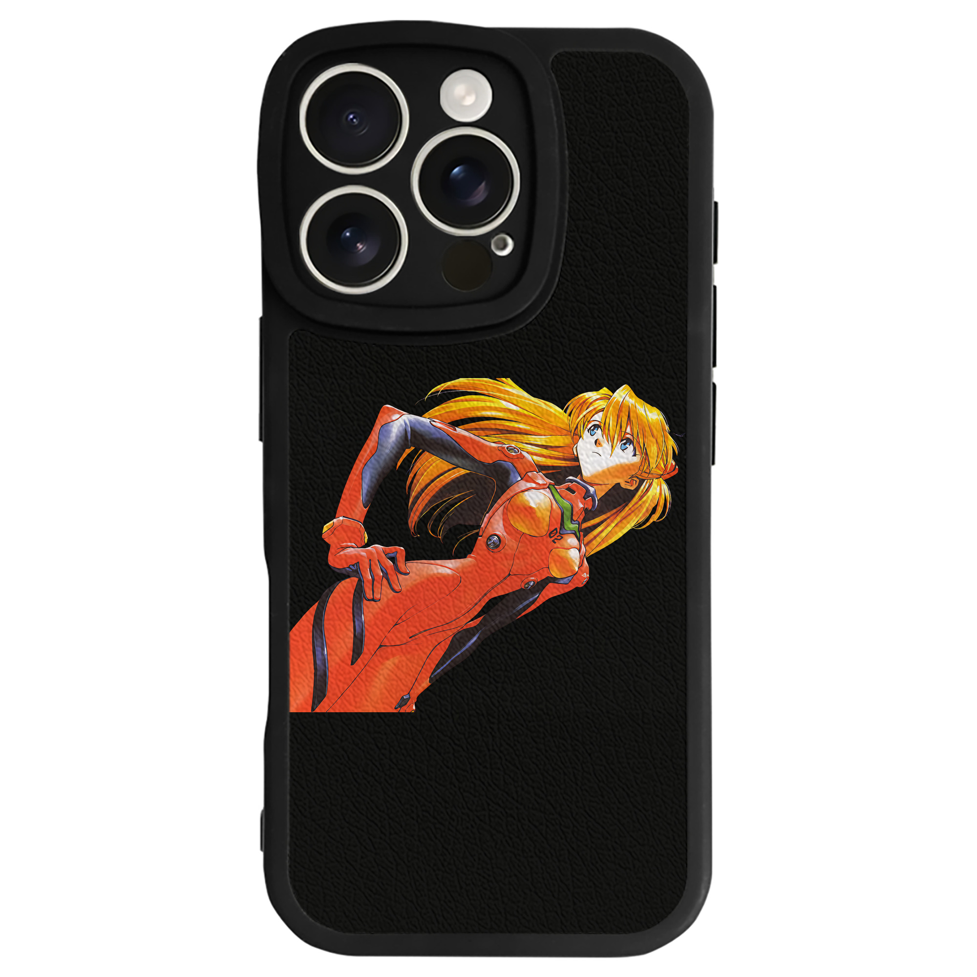 （画像用） EVA 新世紀エヴァンゲリオン 【iPhone 16シリーズ対応】シリコンスマホケース（レザー調） 材質：シリコン